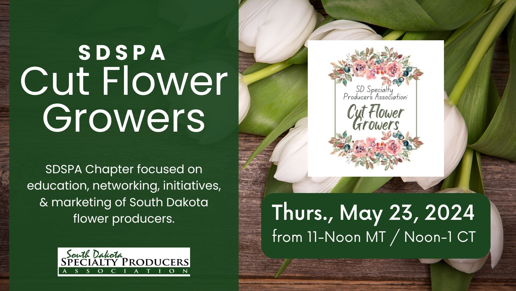 Flower Growers tulip banner