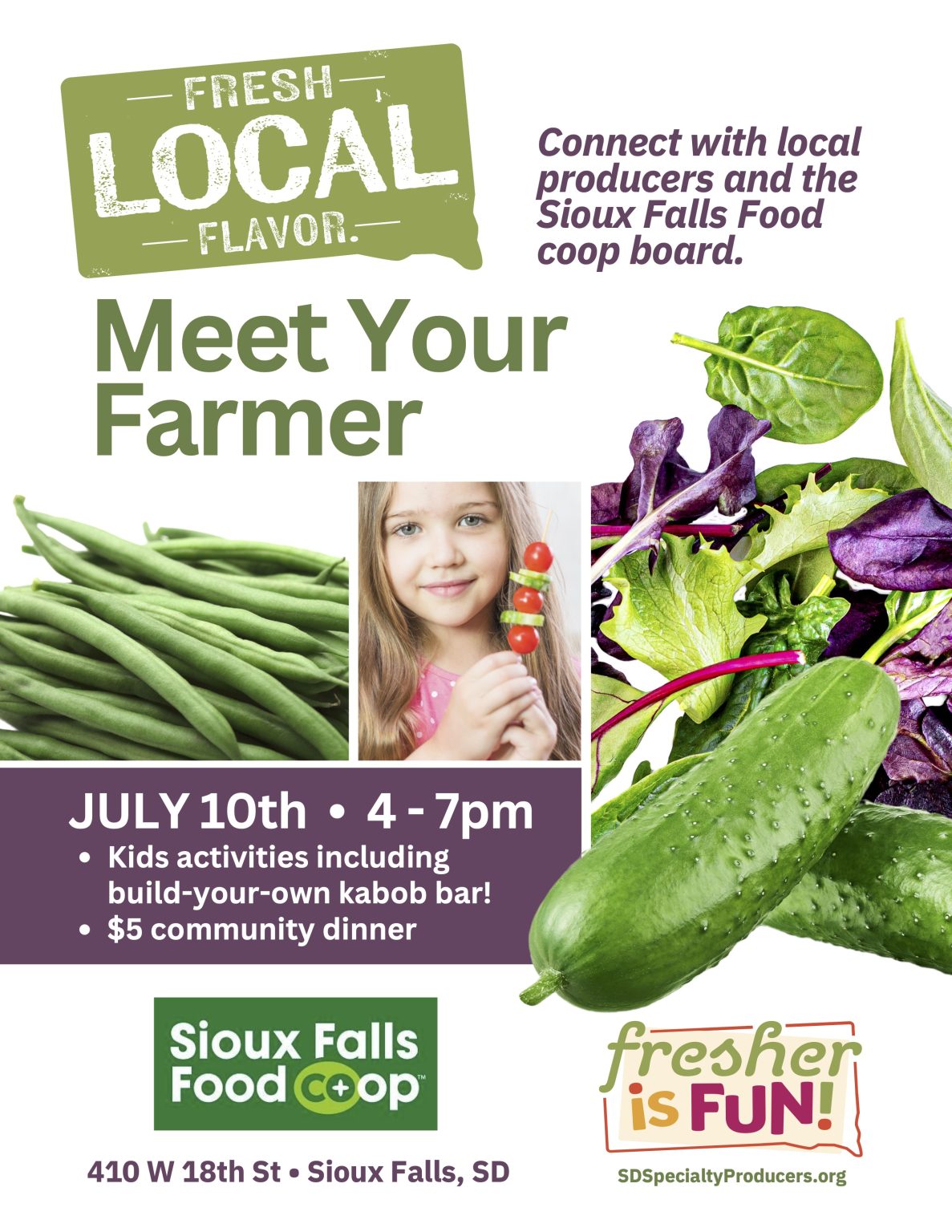 Meet Your Farmer at Sioux Falls Food Coop Event Fresher is Fun