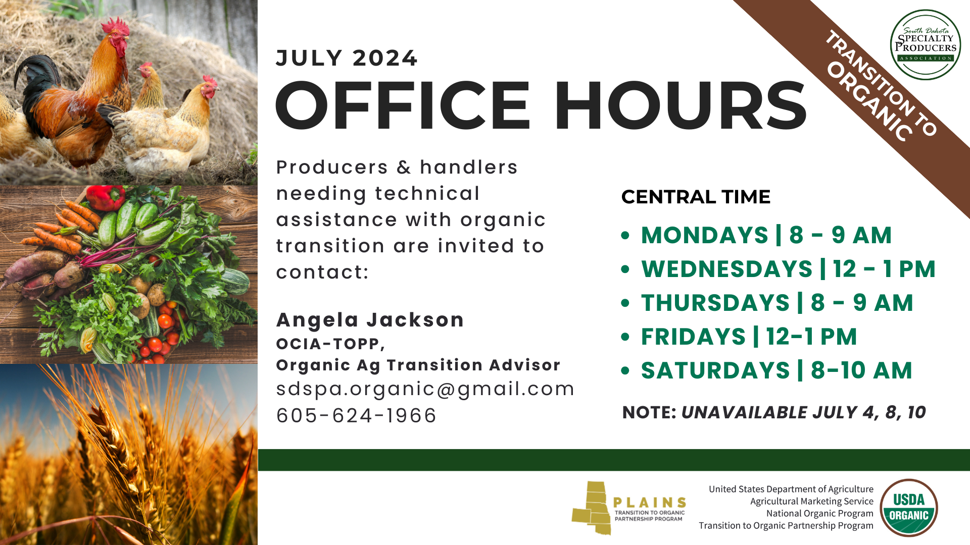 July 24 Office Hours Banner