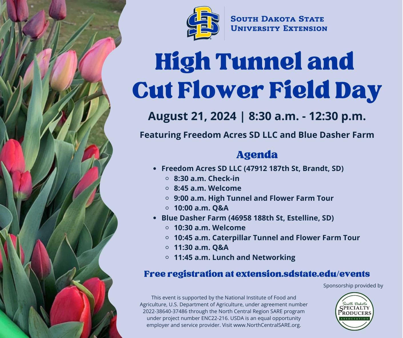 High Tunnel Flowers