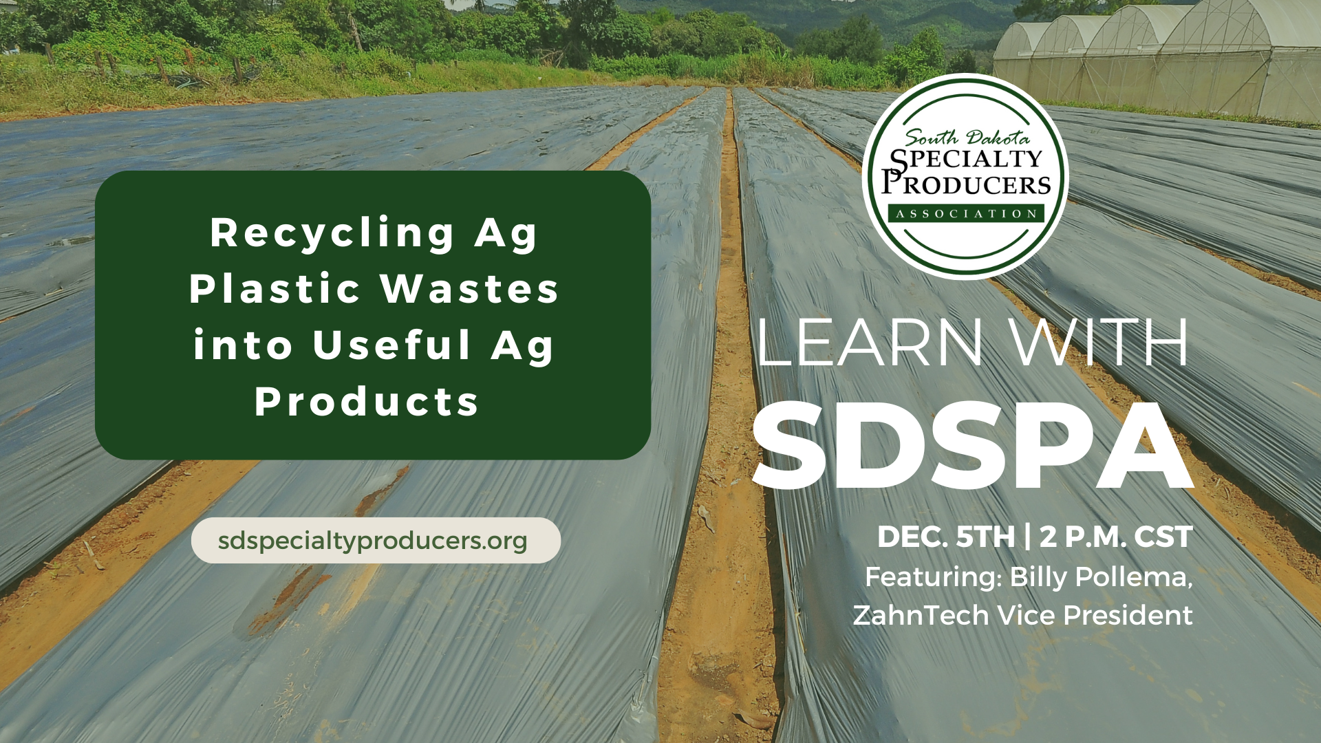 Recycle Ag Plastic FB Cover