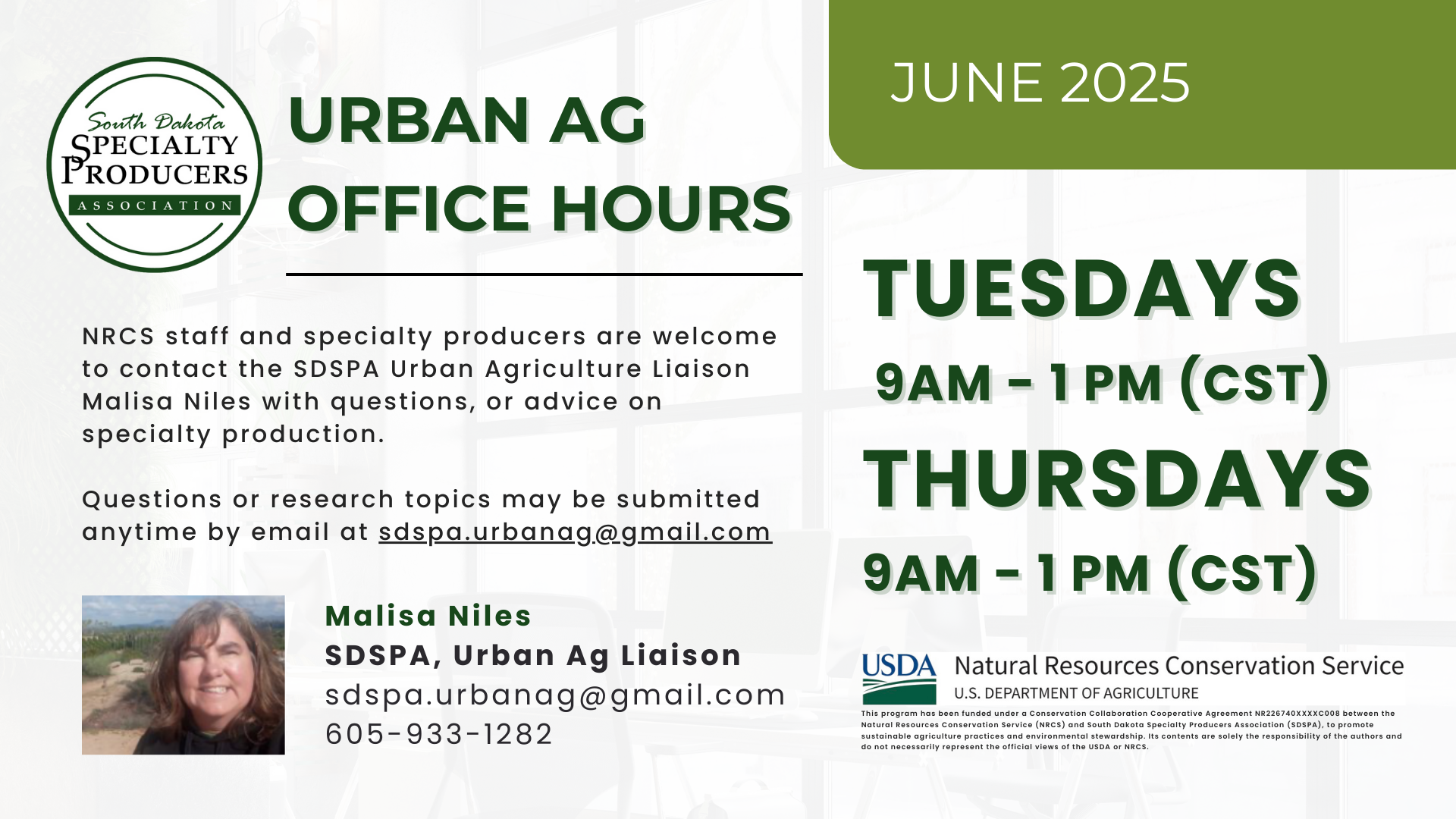 June 2025 Office Hours