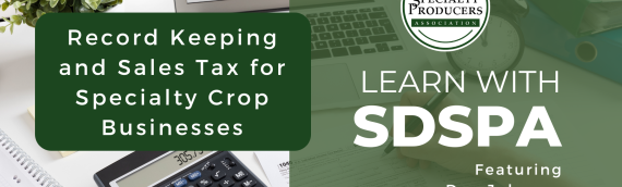 Video: Record Keeping and Sales Tax for Specialty Crop Businesses