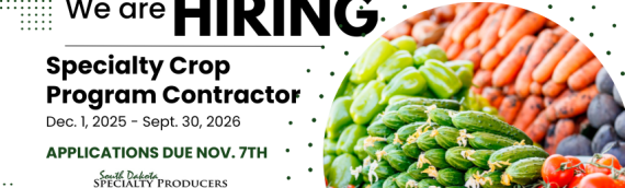 SDSPA Accepting Applications for Specialty Crop Program Contractor