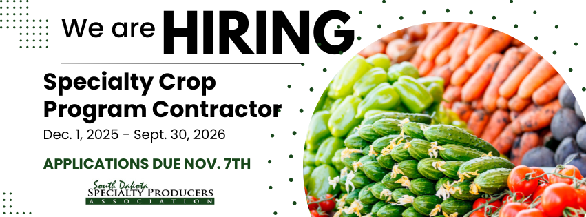 SDSPA Accepting Applications for Specialty Crop Program Contractor