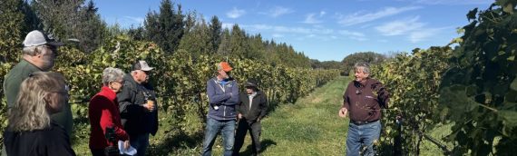Lewis and Clark Lake Vineyard Tour Highlights Organic Management Principles