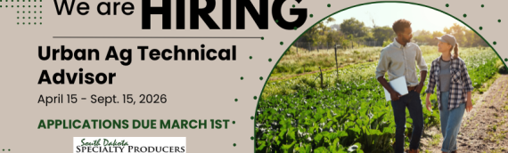 SDSPA Seeking Urban Ag Technical Advisor
